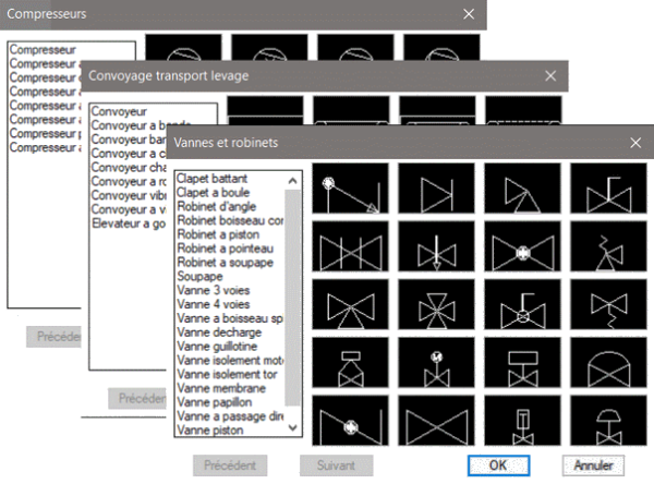 presentation menus CADpidTools